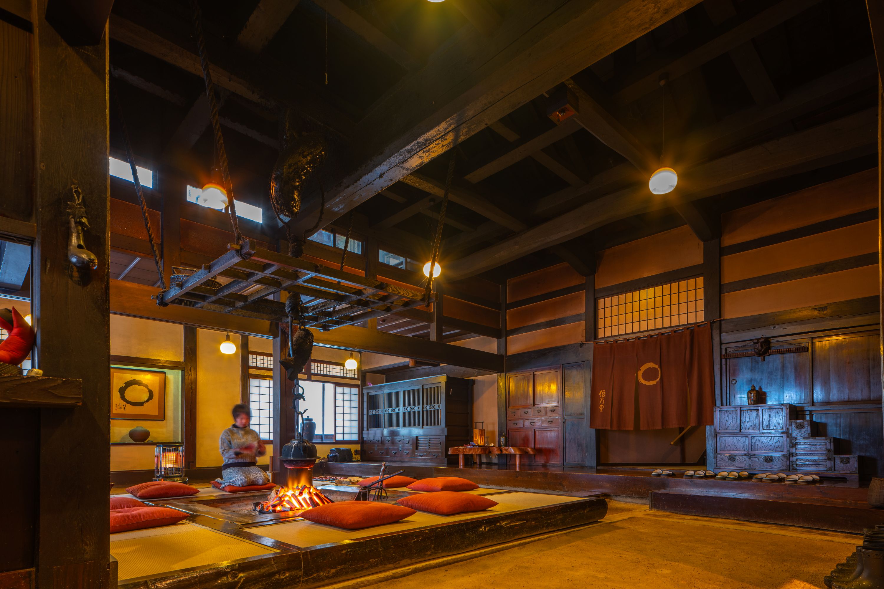 Irori (Japanese Traditional Fire Place)　Lobby