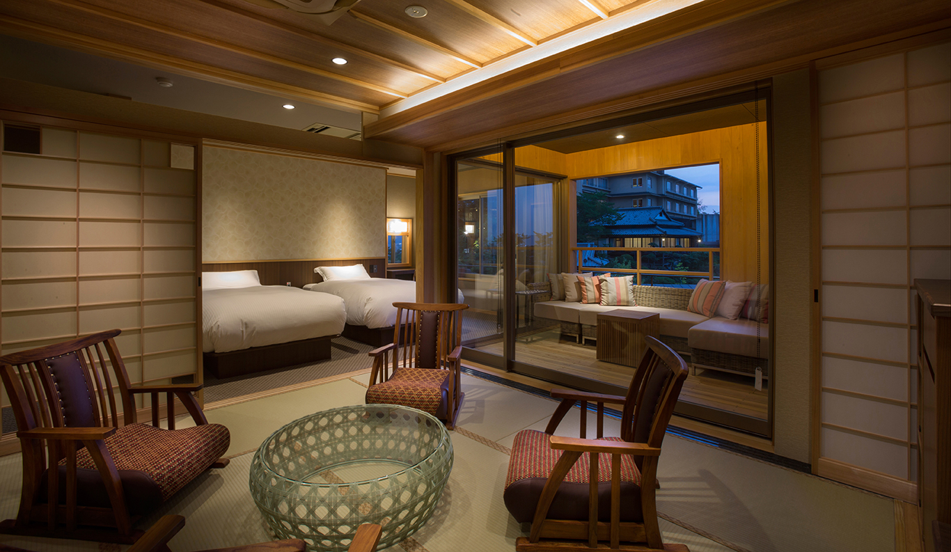 Sansuikaku Japanese-Western Style with Open Air Bath A