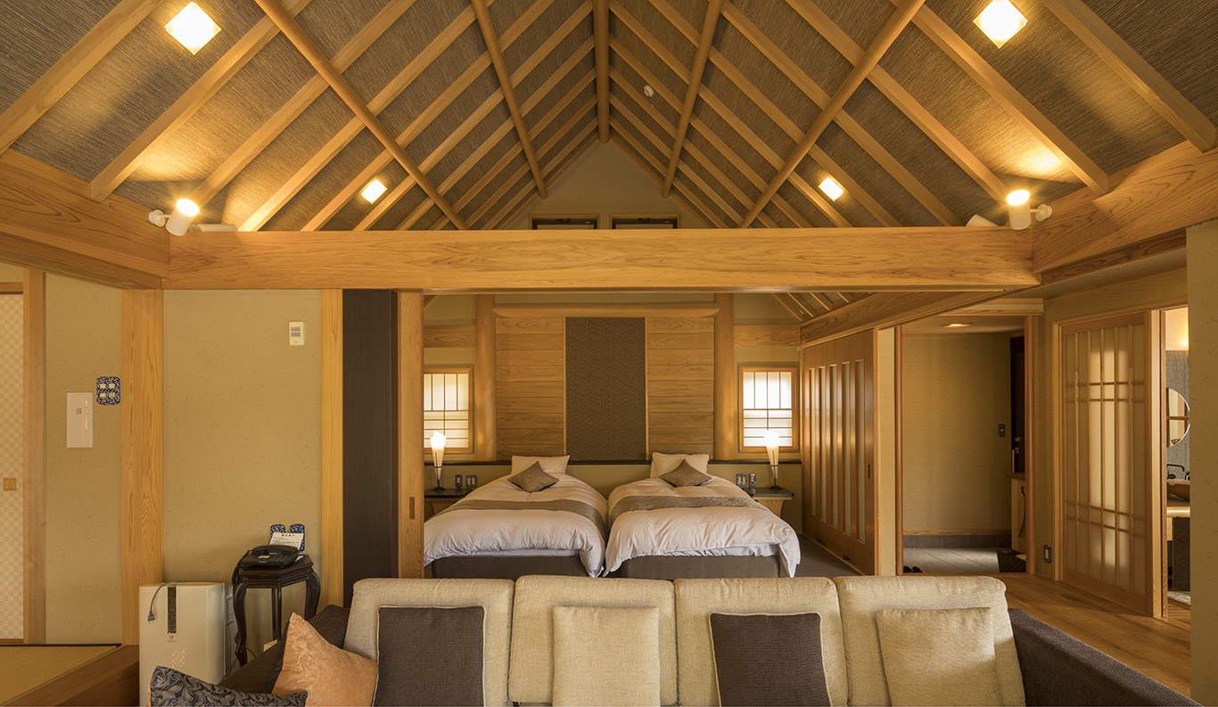 Japanese-Western Style Room with Japanese Garden and Open-air Bath Villa Manyo