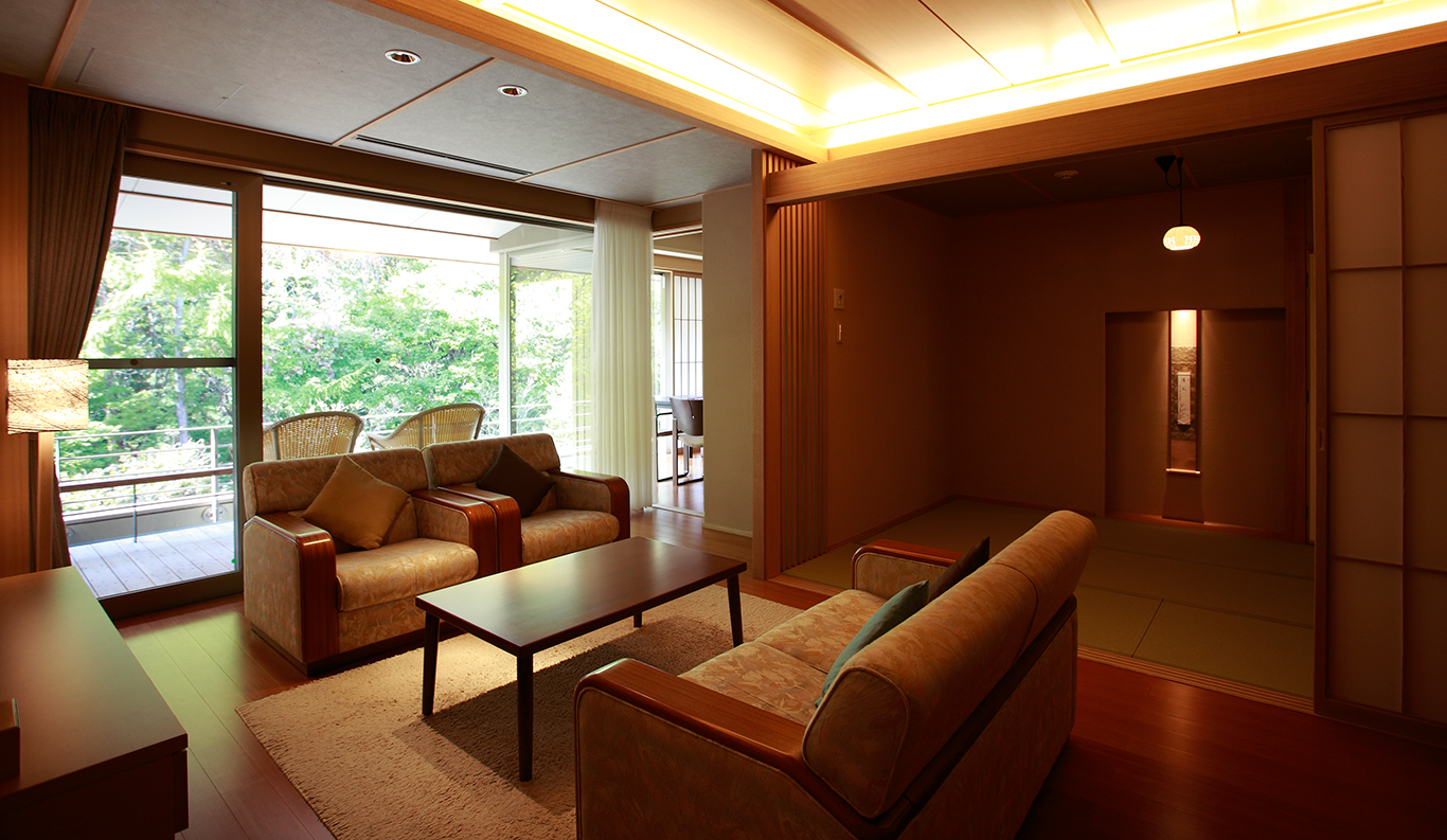 Japanese-Western Suite D with Open-air Hot Spring Bath