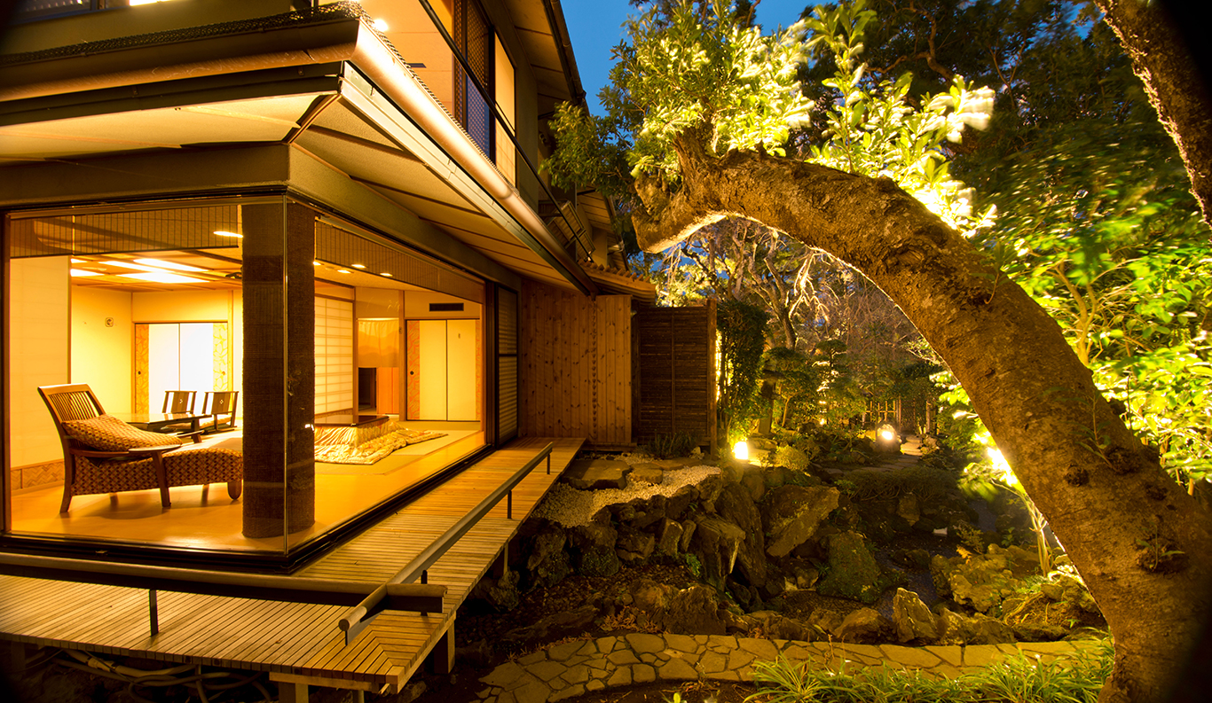 Japanese Style Room with Open-air Bath
