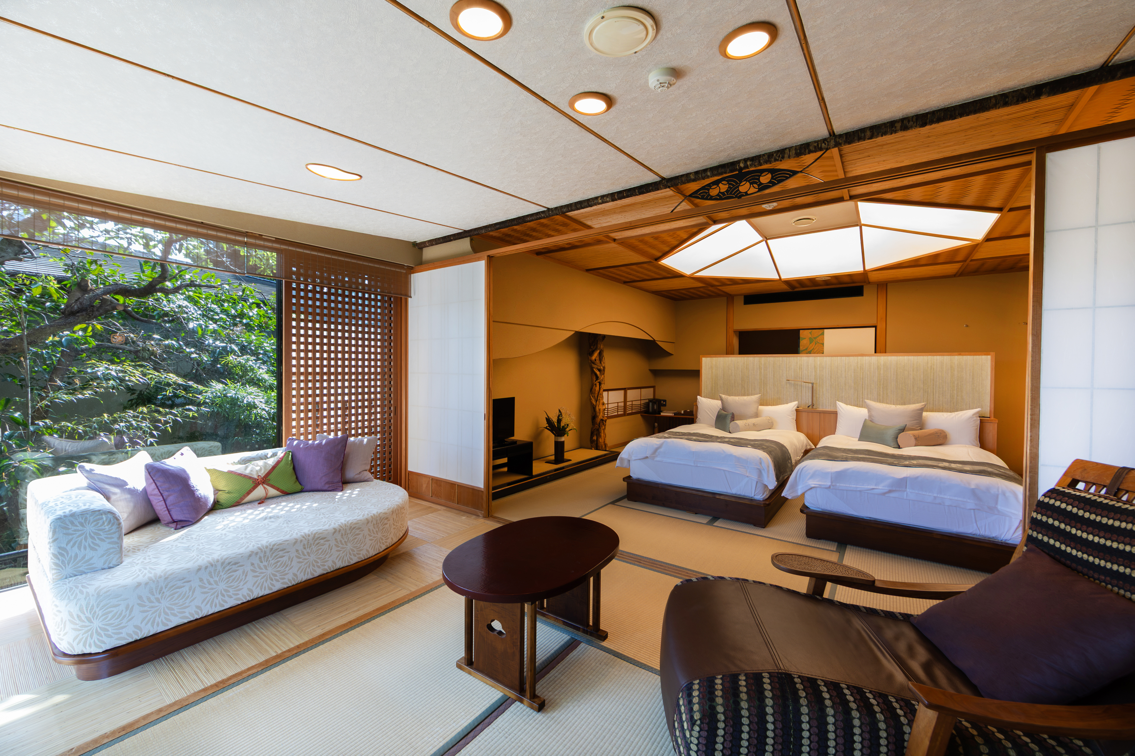 Japanese Style Superior Room with Private Semi Open-air Bath